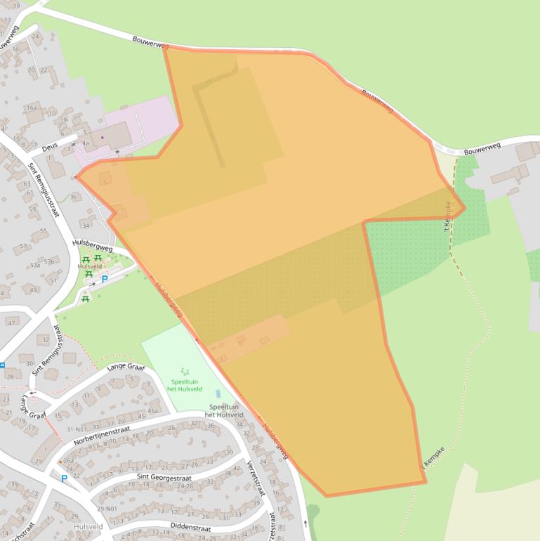 Kaart van postcodegebied 6369EC.