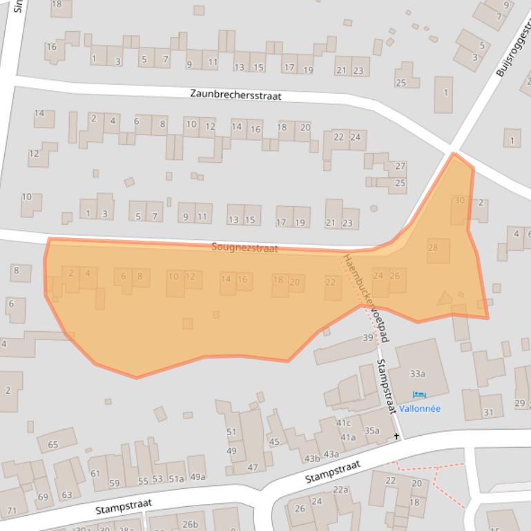 Kaart van postcodegebied 6369EJ.