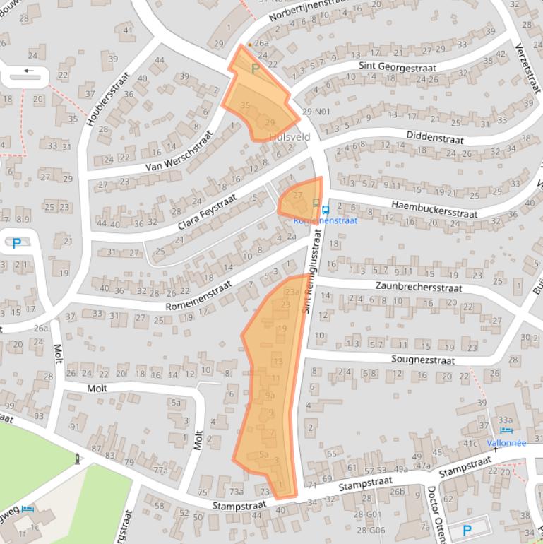 Kaart van postcodegebied 6369EK.