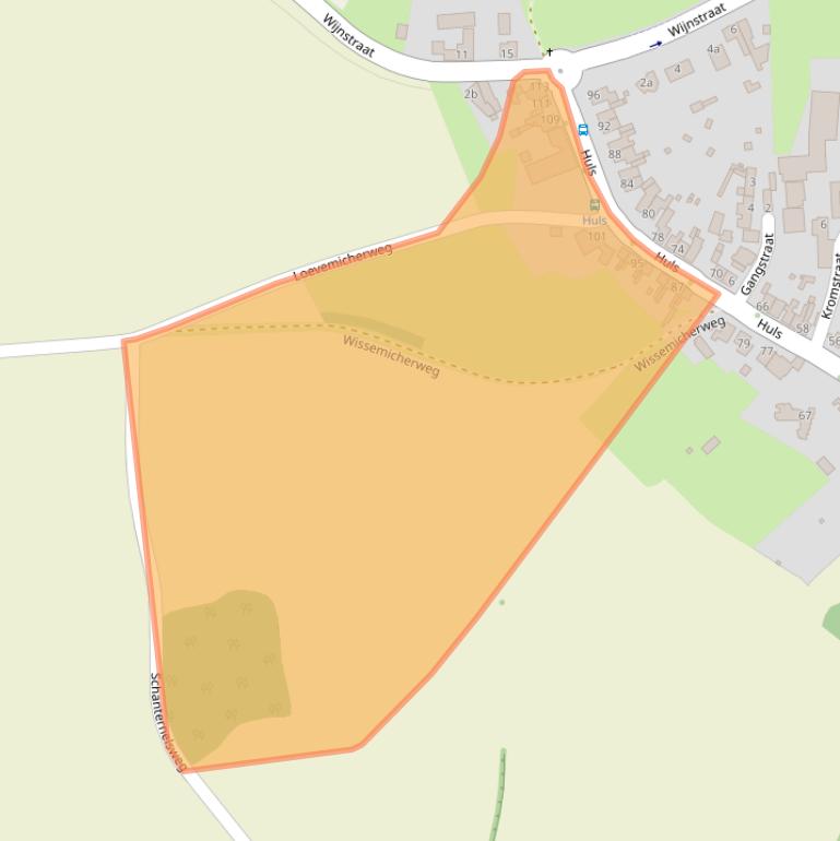 Kaart van postcodegebied 6369EV.