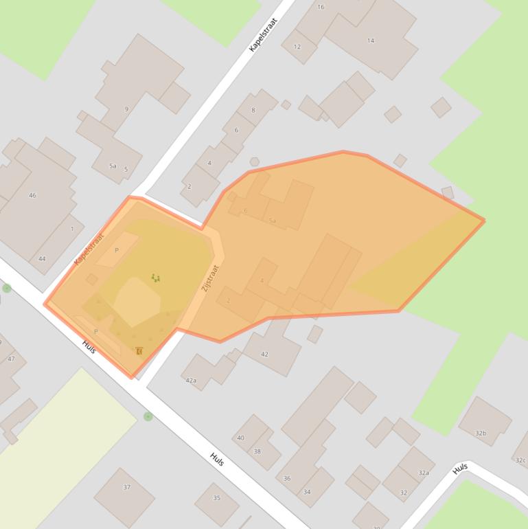 Kaart van postcodegebied 6369GD.