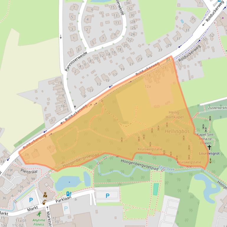 Kaart van postcodegebied 6369GT.