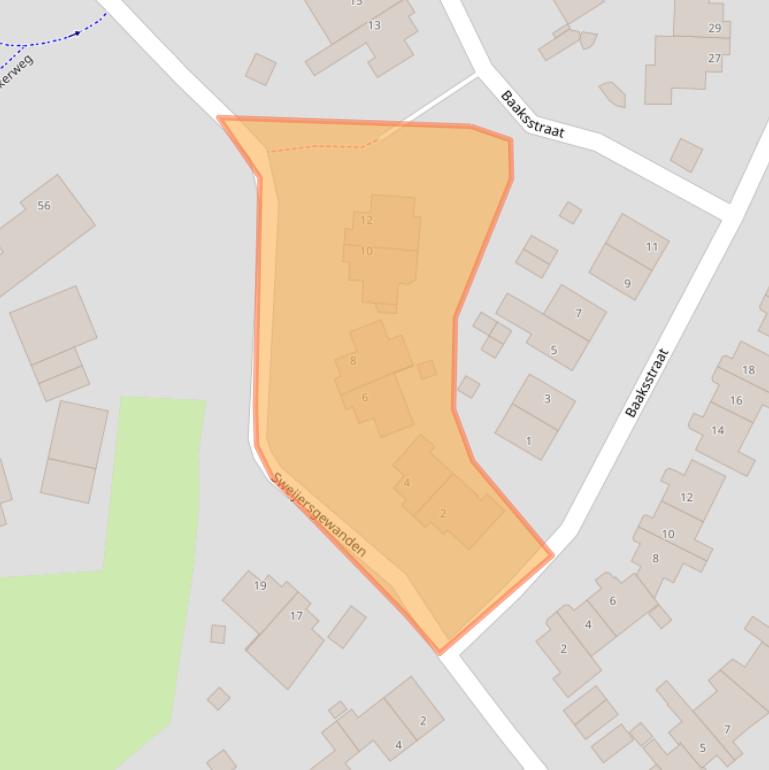 Kaart van postcodegebied 6369HA.