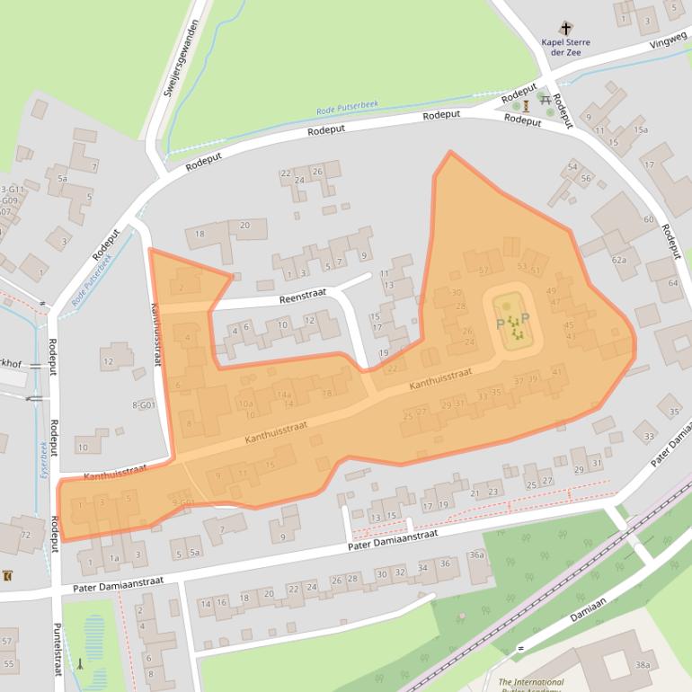 Kaart van postcodegebied 6369SM.