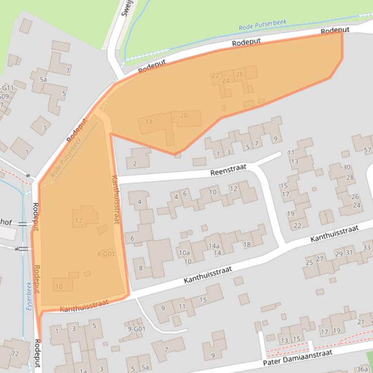 Kaart van postcodegebied 6369SP.