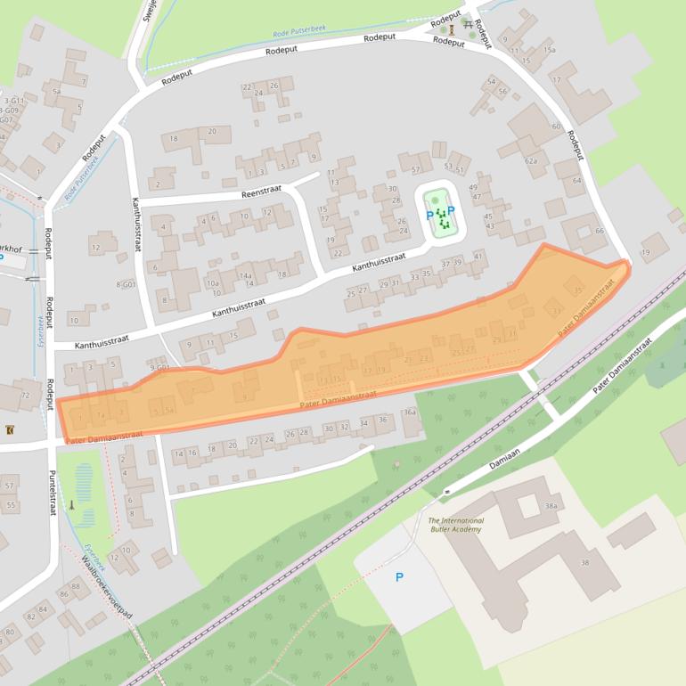 Kaart van postcodegebied 6369ST.