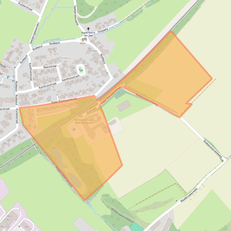 Kaart van postcodegebied 6369SV.