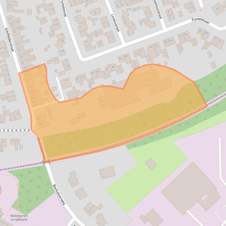 Kaart van postcodegebied 6369TL.