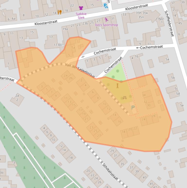 Kaart van postcodegebied 6369TN.