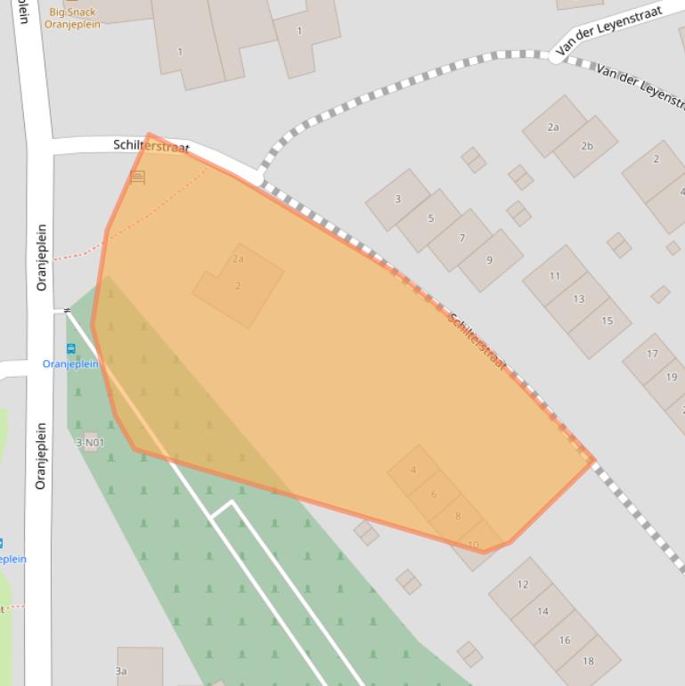 Kaart van postcodegebied 6369TS.