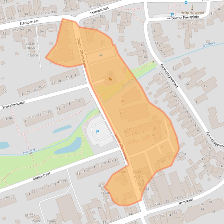 Kaart van postcodegebied 6369VP.