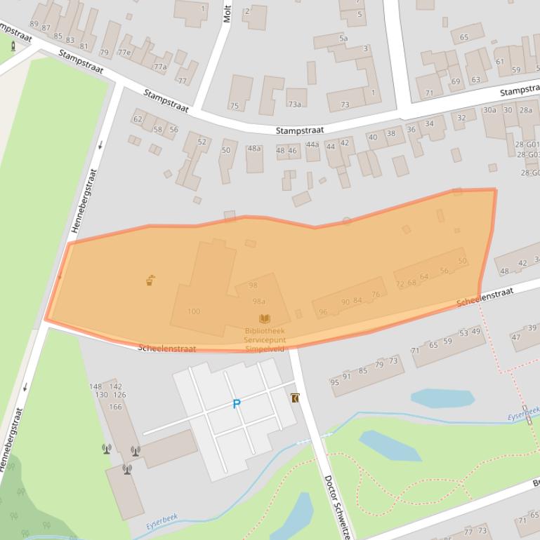 Kaart van postcodegebied 6369VZ.