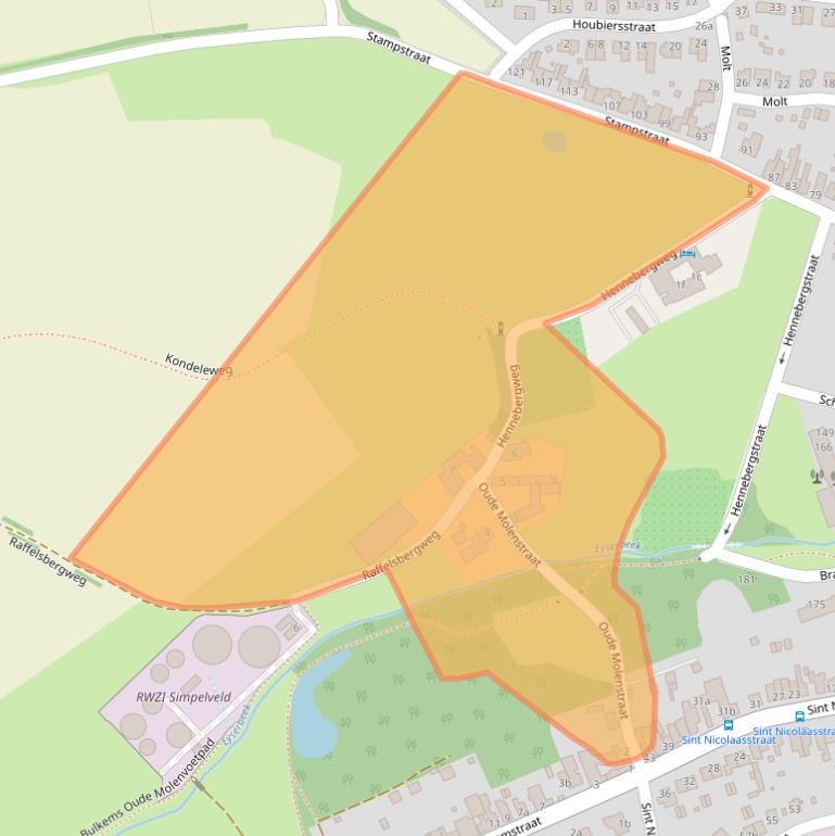 Kaart van postcodegebied 6369XP.