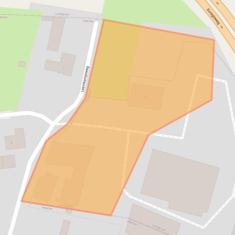 Kaart van postcodegebied 6371CL.