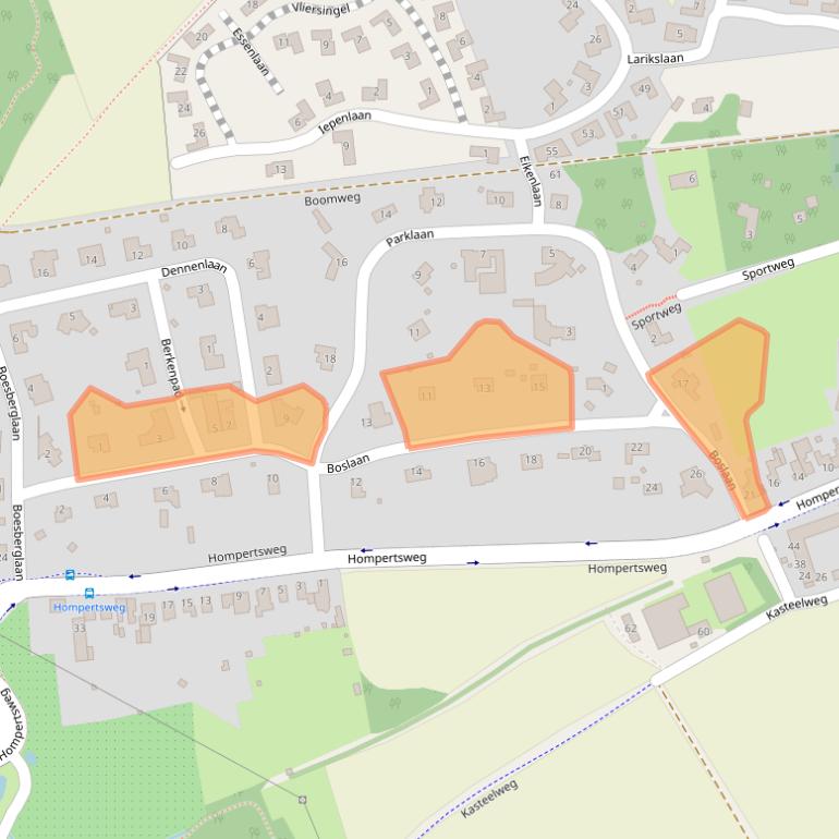 Kaart van postcodegebied 6371CN.