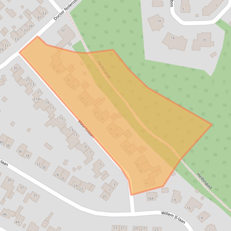 Kaart van postcodegebied 6371EE.