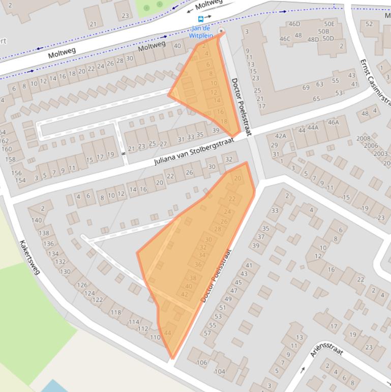 Kaart van postcodegebied 6371ES.