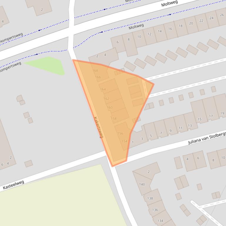 Kaart van postcodegebied 6371GG.