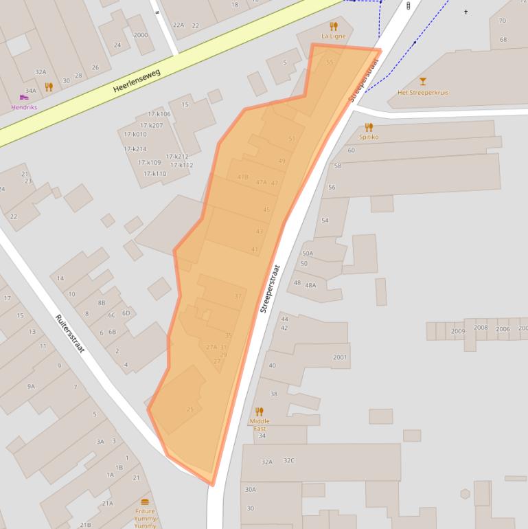 Kaart van postcodegebied 6371GL.