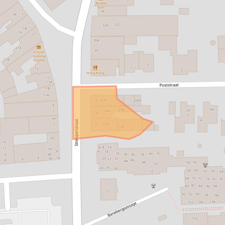 Kaart van postcodegebied 6371GM.