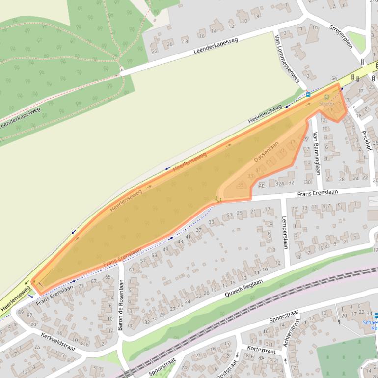 Kaart van postcodegebied 6371GX.