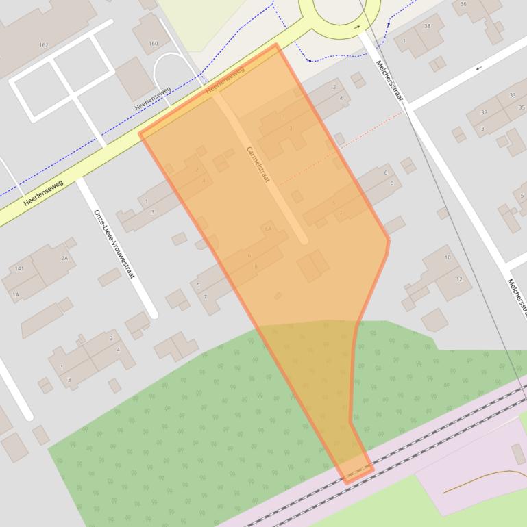 Kaart van postcodegebied 6371HL.