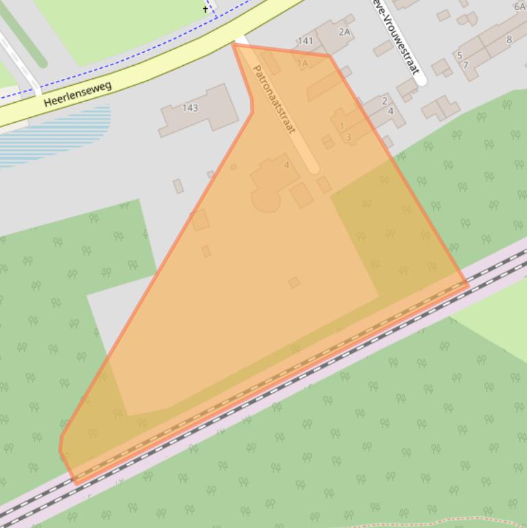 Kaart van postcodegebied 6371HN.