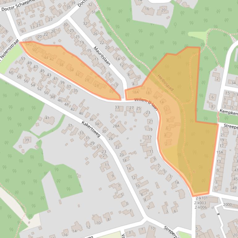 Kaart van postcodegebied 6371JC.