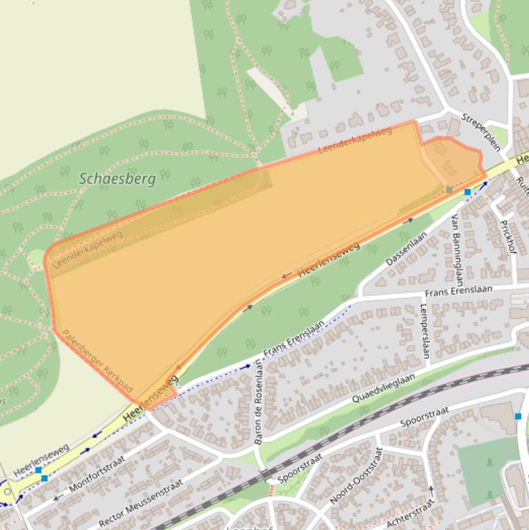 Kaart van postcodegebied 6371JD.