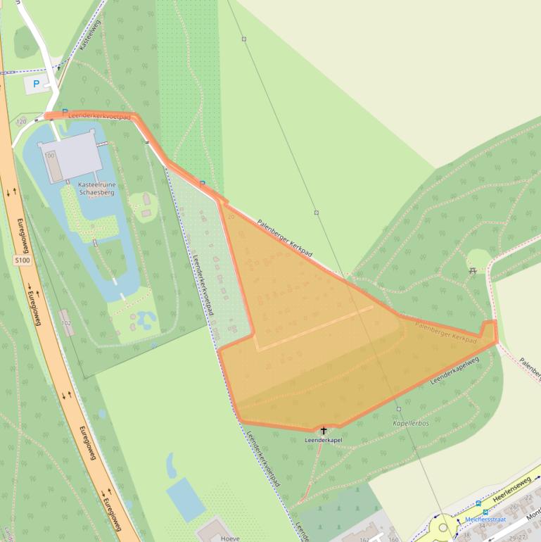 Kaart van postcodegebied 6371KX.