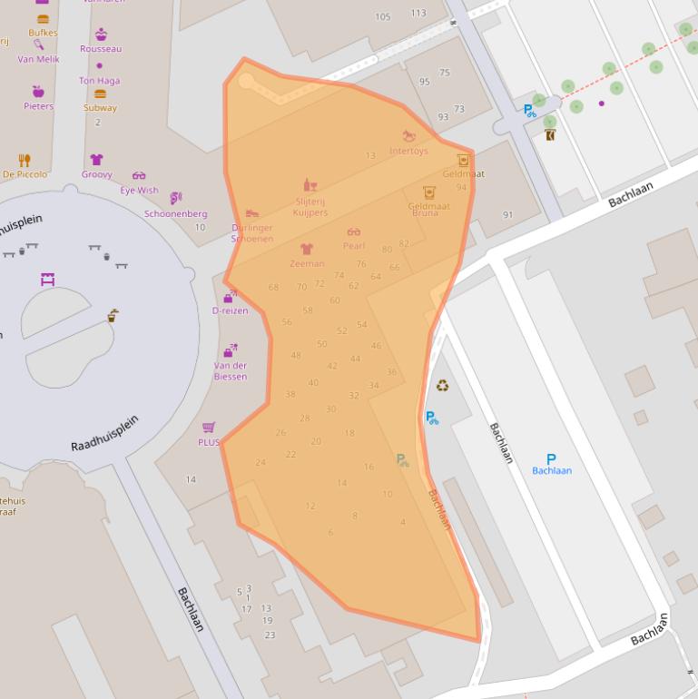 Kaart van postcodegebied 6371LJ.