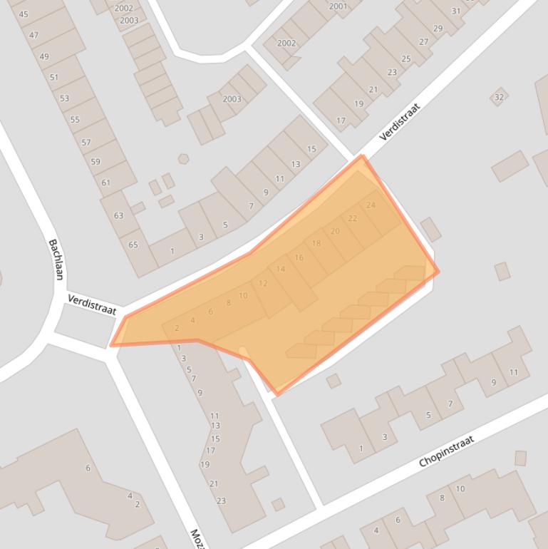 Kaart van postcodegebied 6371LM.