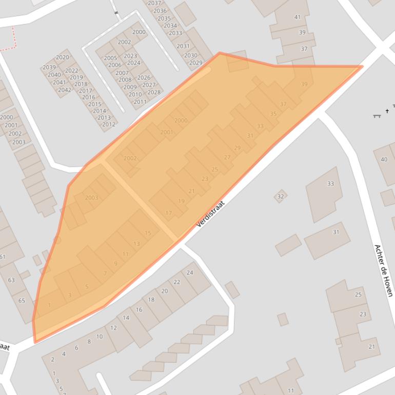 Kaart van postcodegebied 6371LN.