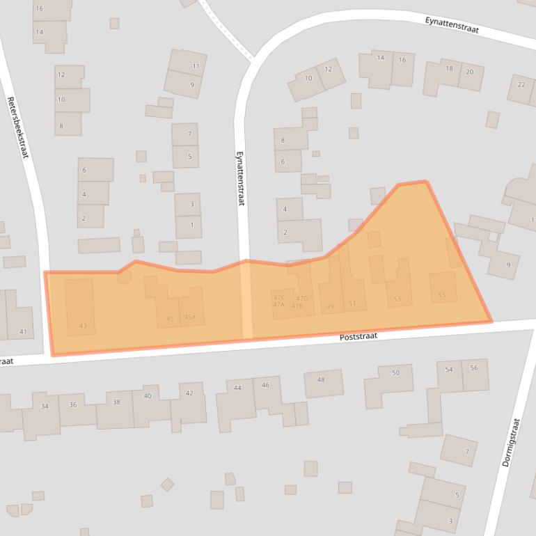 Kaart van postcodegebied 6371VL.