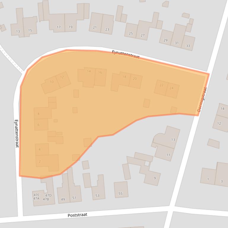 Kaart van postcodegebied 6371VP.