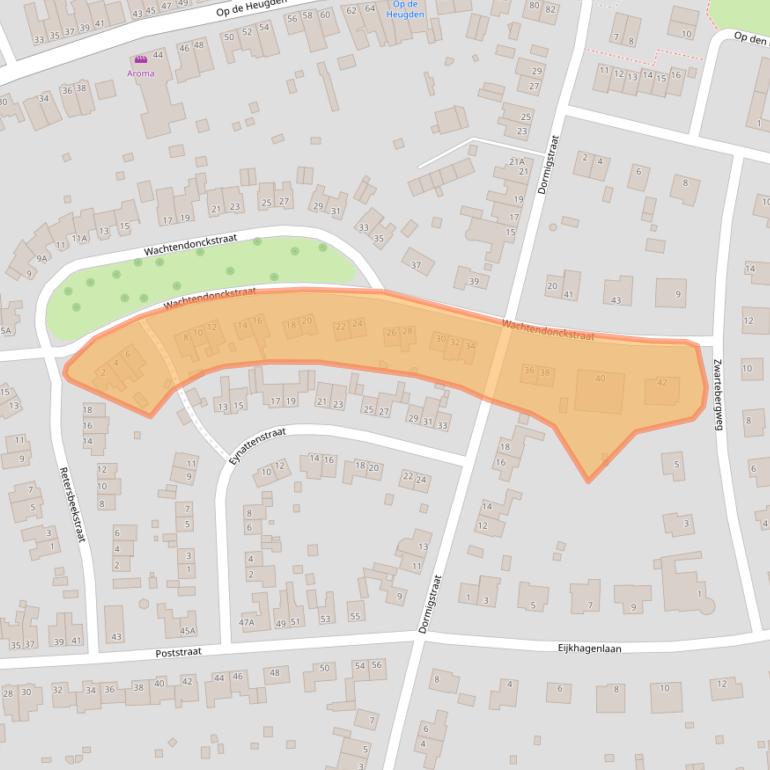 Kaart van postcodegebied 6371VW.