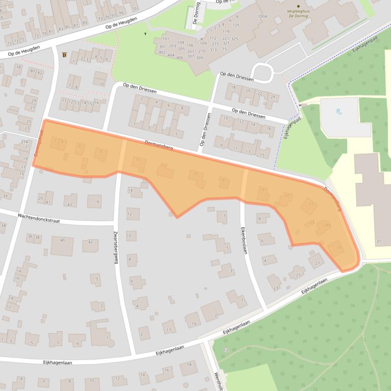 Kaart van postcodegebied 6371XG.