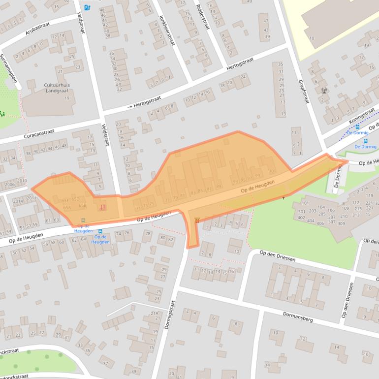 Kaart van postcodegebied 6371XL.