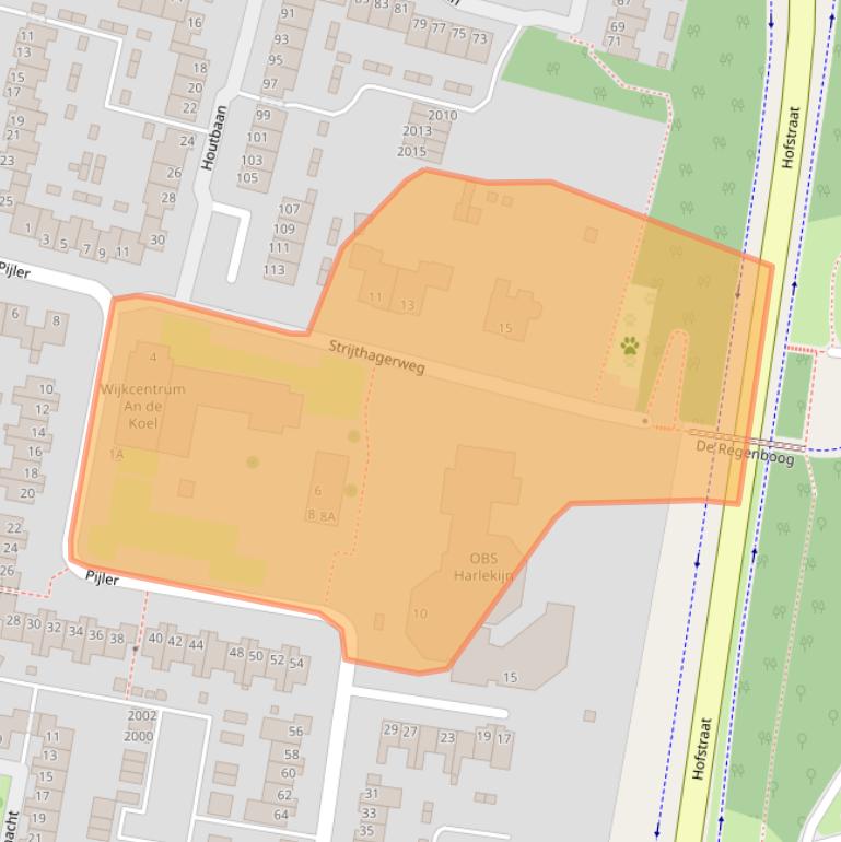 Kaart van postcodegebied 6372AC.