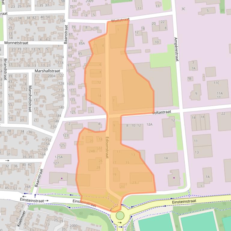 Kaart van postcodegebied 6372AK.