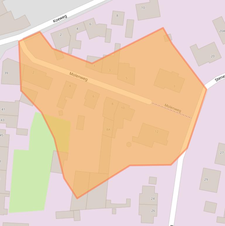 Kaart van postcodegebied 6372AN.