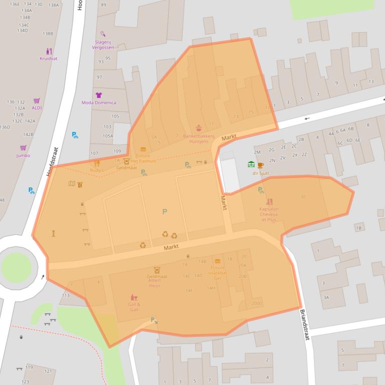 Kaart van postcodegebied 6372AT.