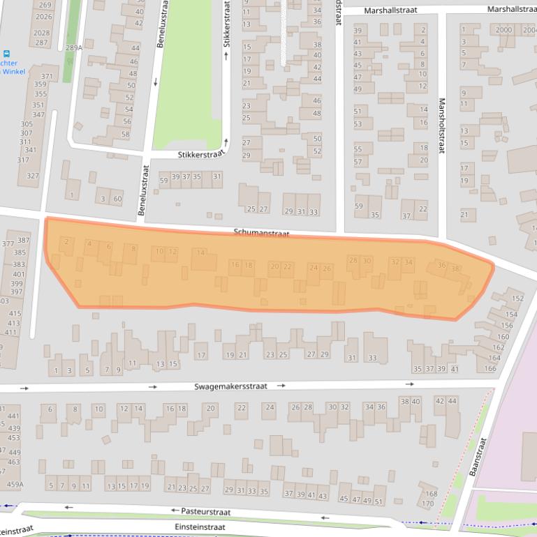 Kaart van postcodegebied 6372BR.