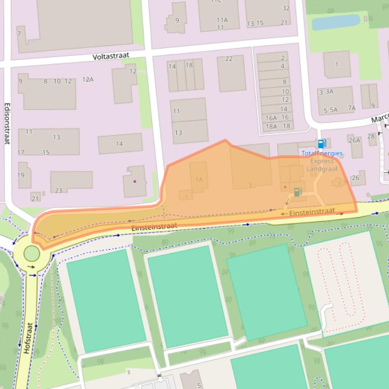 Kaart van postcodegebied 6372BW.