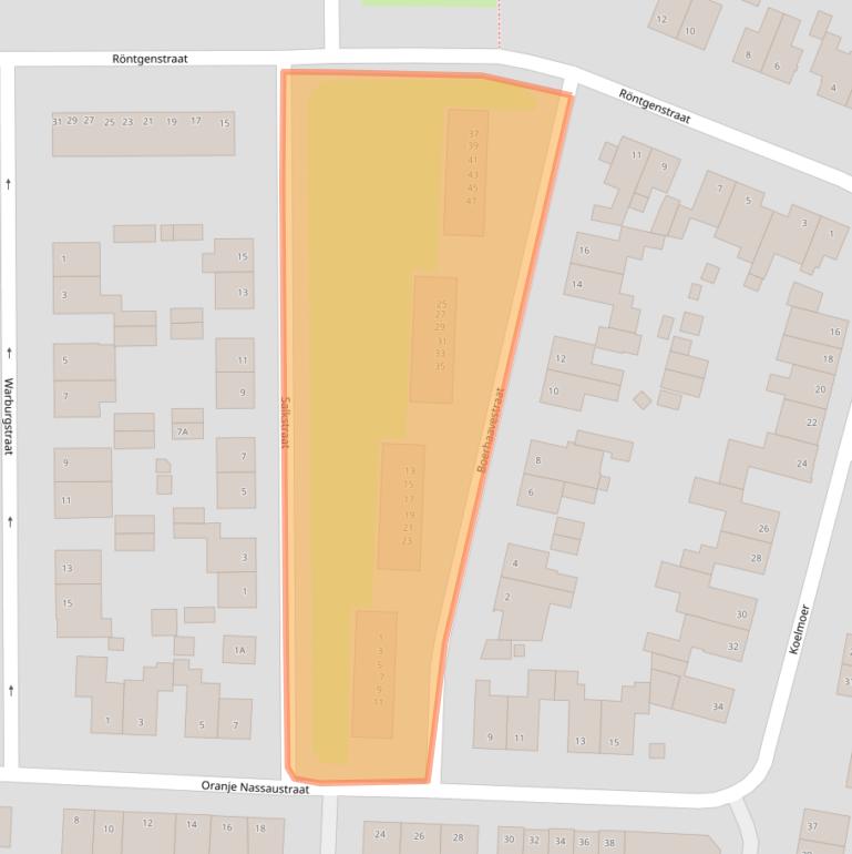 Kaart van postcodegebied 6372CD.