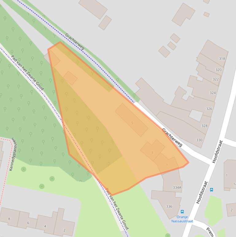 Kaart van postcodegebied 6372CM.