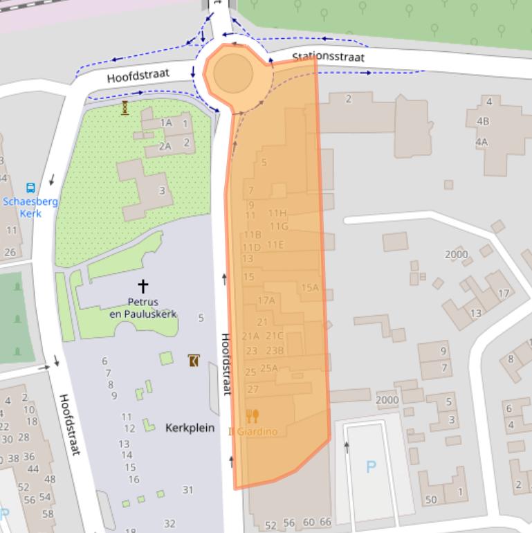 Kaart van postcodegebied 6372CN.