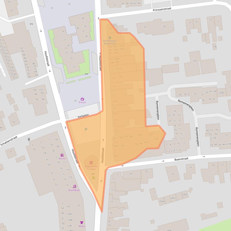 Kaart van postcodegebied 6372CP.