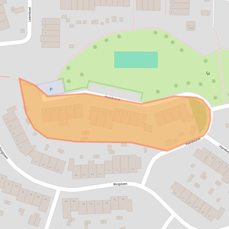 Kaart van postcodegebied 6372DK.