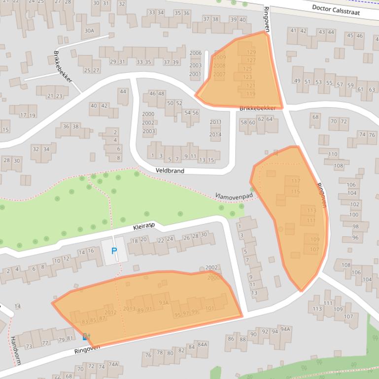 Kaart van postcodegebied 6372DM.